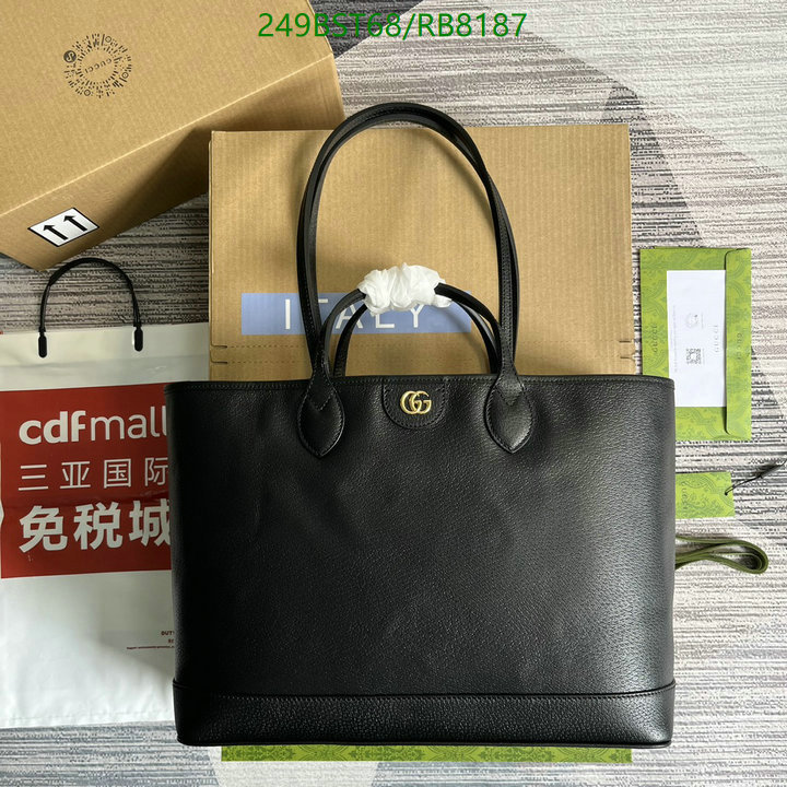 Gucci Bag-(Mirror)-Handbag- Code: RB8187 $: 249USD