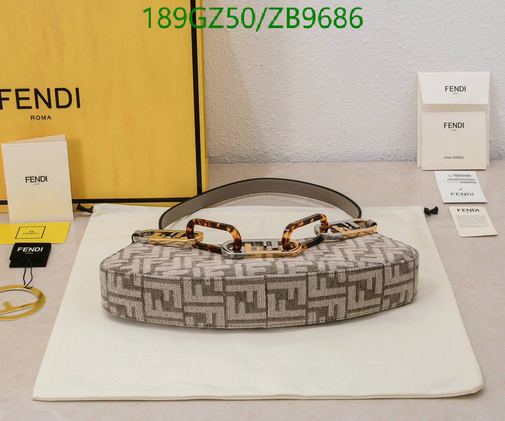 Fendi Bag-(Mirror)-Handbag- Code: ZB9686 $: 189USD