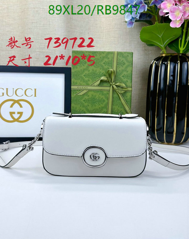 Gucci Bag-(4A)-Diagonal- Code: RB9847 $: 89USD