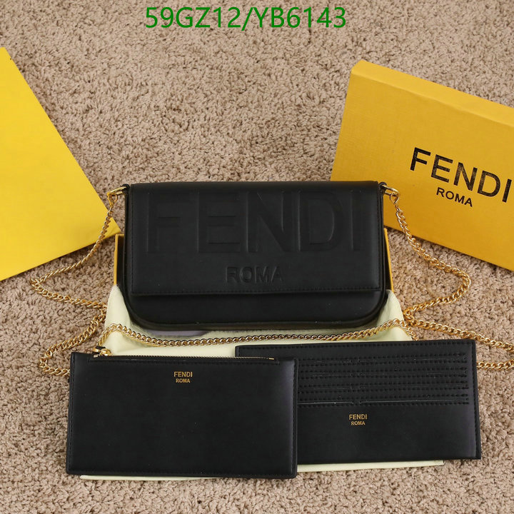 Fendi Bag-(4A)-Diagonal- Code: YB6143 $: 59USD