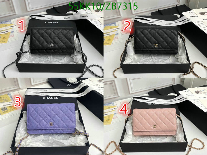 Chanel Bags-(4A)-Diagonal- Code: ZB7315 $: 55USD