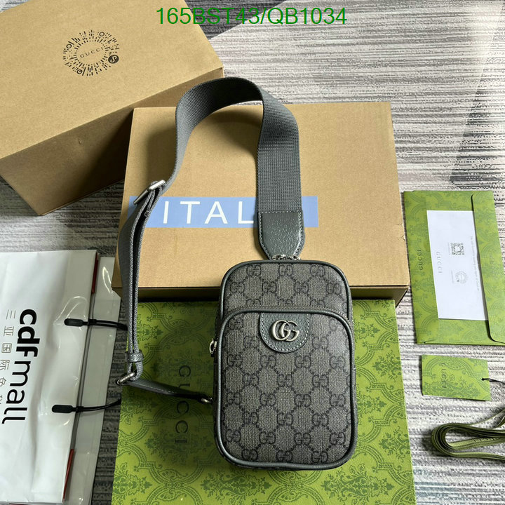 Gucci Bag-(Mirror)-Belt Bag-Chest Bag-- Code: QB1034 $: 165USD