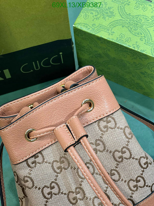 Gucci Bag-(4A)-Diagonal- Code: XB9387 $: 69USD