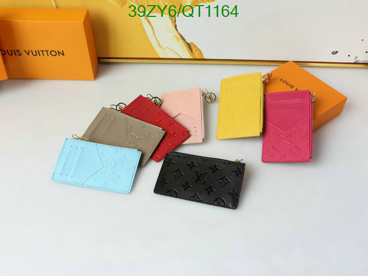 LV Bag-(4A)-Wallet- Code: QT1164 $: 39USD