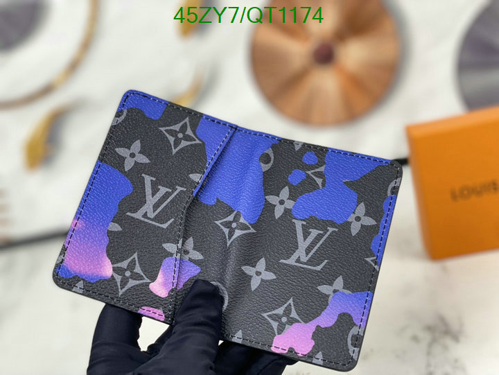 LV Bag-(4A)-Wallet- Code: QT1174 $: 45USD