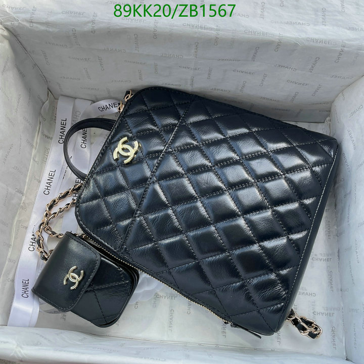 Chanel Bags-(4A)-Backpack- Code: ZB1567 $: 89USD