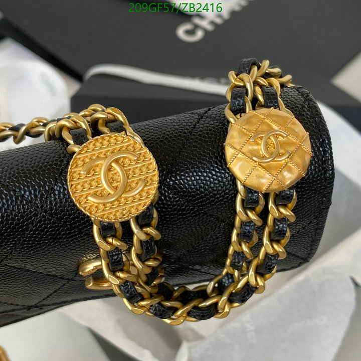 Chanel Bag-(Mirror)-Diagonal- Code: ZB2416 $: 209USD