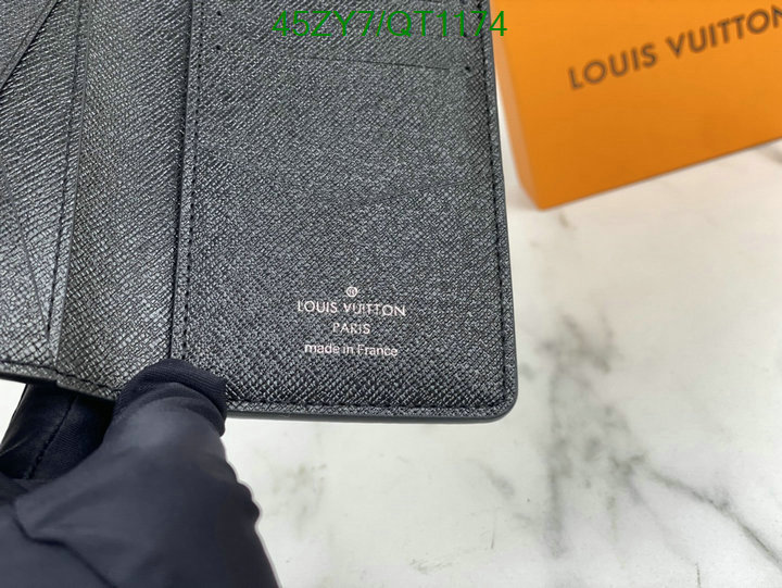 LV Bag-(4A)-Wallet- Code: QT1174 $: 45USD