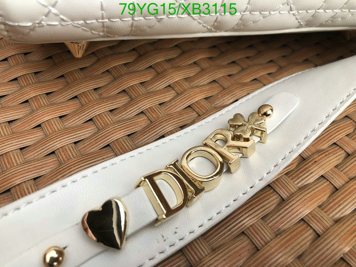 Dior Bags-(4A)-Lady- Code: XB3115 $: 79USD