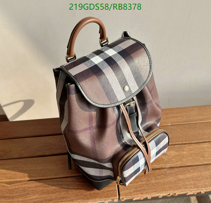 Burberry Bag-(Mirror)-Backpack- Code: RB8378 $: 219USD