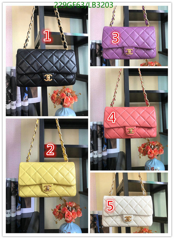 Chanel Bag-(Mirror)-Diagonal- Code: LB3203 $: 229USD