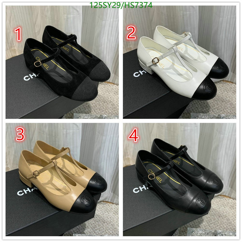 Women Shoes-Chanel Code: HS7374 $: 125USD