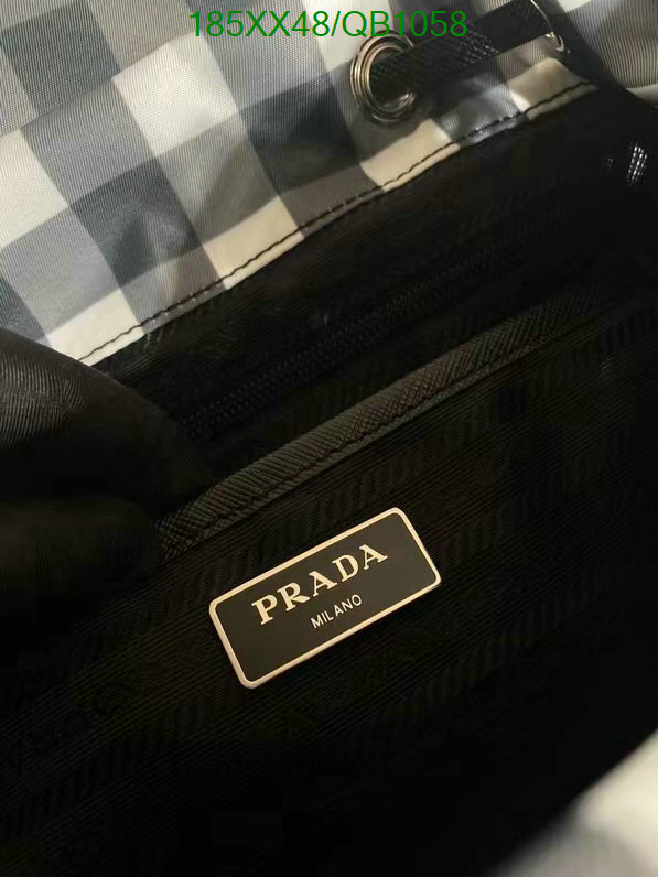 Prada Bag-(Mirror)-Backpack- Code: QB1058 $: 185USD