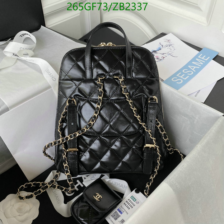 Chanel Bag-(Mirror)-Backpack- Code: ZB2337 $: 265USD