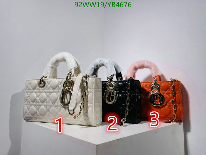 Dior Bags-(4A)-Lady- Code: YB4676 $: 92USD