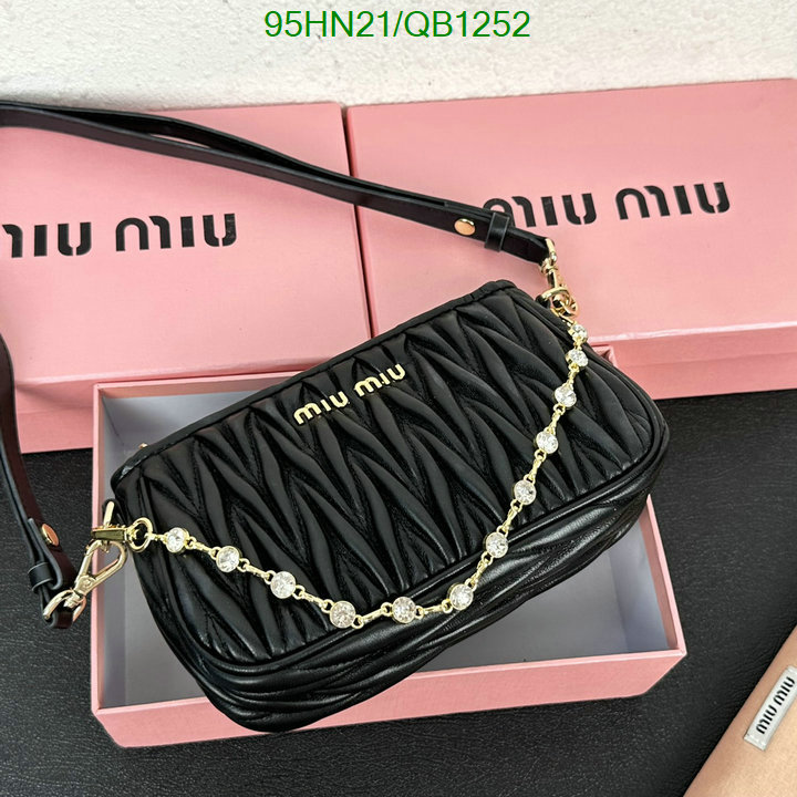 Miu Miu Bag-(4A)-Diagonal- Code: QB1252 $: 95USD