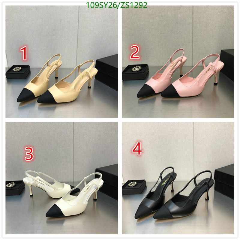 Women Shoes-Chanel Code: ZS1292 $: 109USD