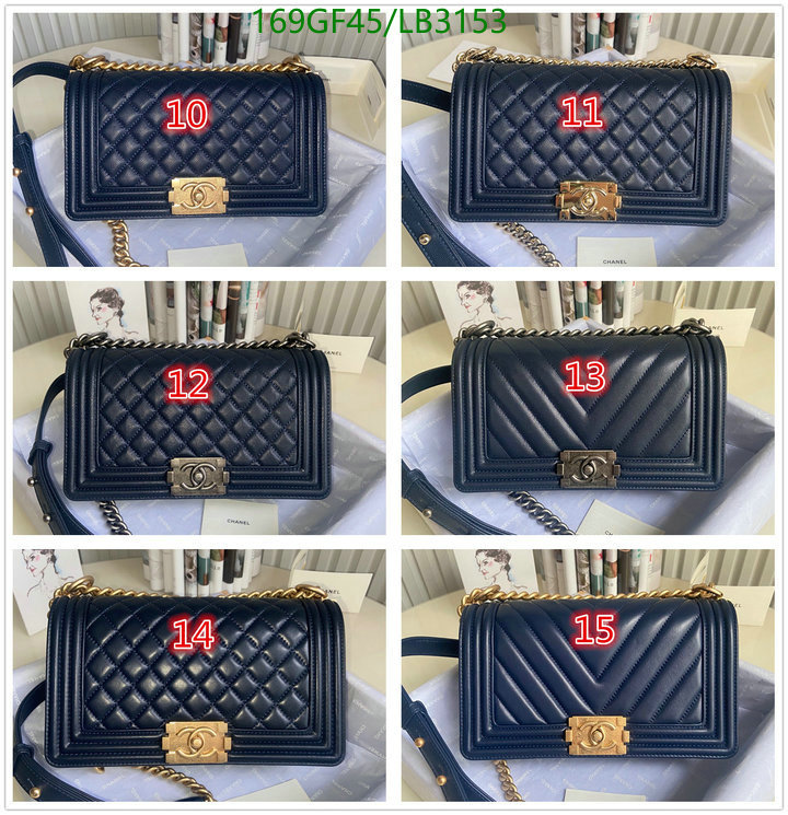 Chanel Bag-(Mirror)-Le Boy Code: LB3153 $: 169USD