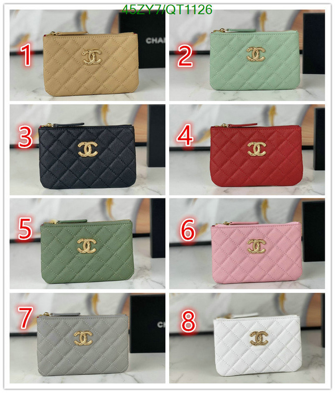 Chanel Bag-(4A)-Wallet- Code: QT1126 $: 45USD