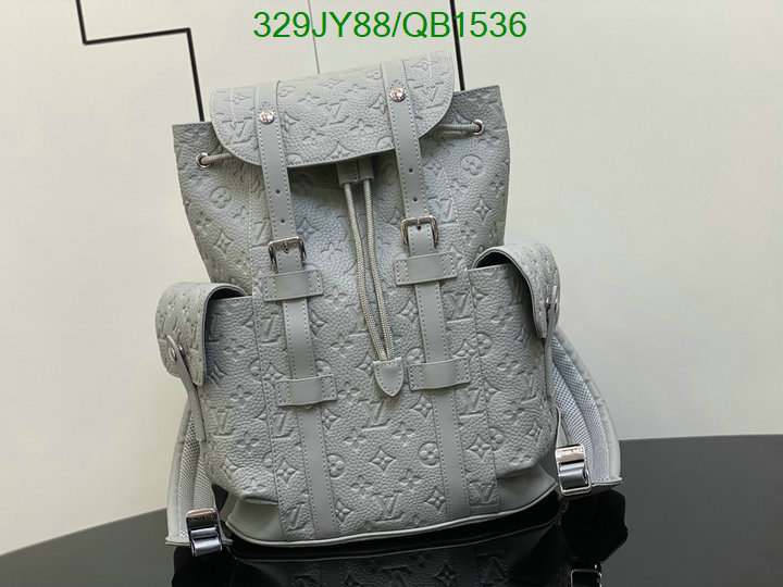 LV Bag-(Mirror)-Backpack- Code: QB1536 $: 329USD