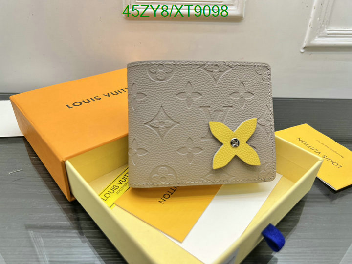 LV Bag-(4A)-Wallet- Code: XT9098 $: 45USD