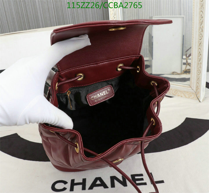 Chanel Bags-(4A)-Backpack- Code: CCBA2765 $: 115USD