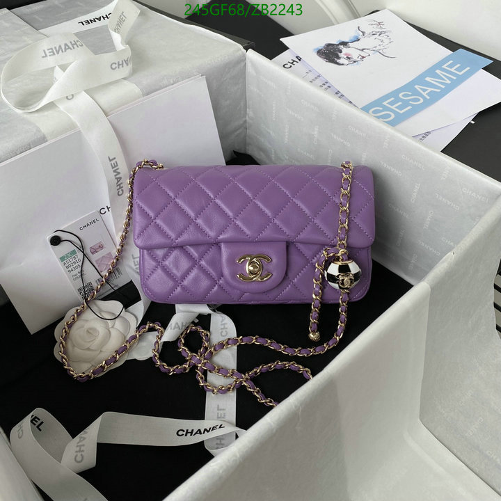 Chanel Bag-(Mirror)-Diagonal- Code: ZB2243 $: 245USD