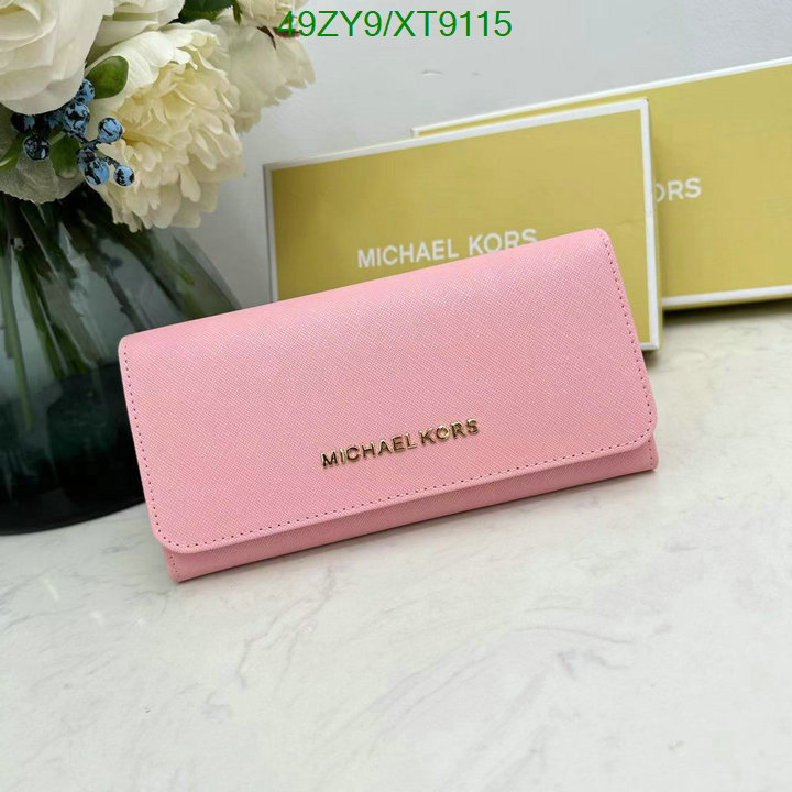 Michael Kors Bag-(4A)-Wallet- Code: XT9115 $: 49USD