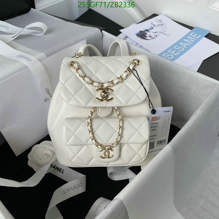 Chanel Bag-(Mirror)-Backpack- Code: ZB2336 $: 255USD