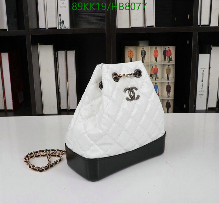 Chanel Bags-(4A)-Backpack- Code: HB8077 $: 89USD