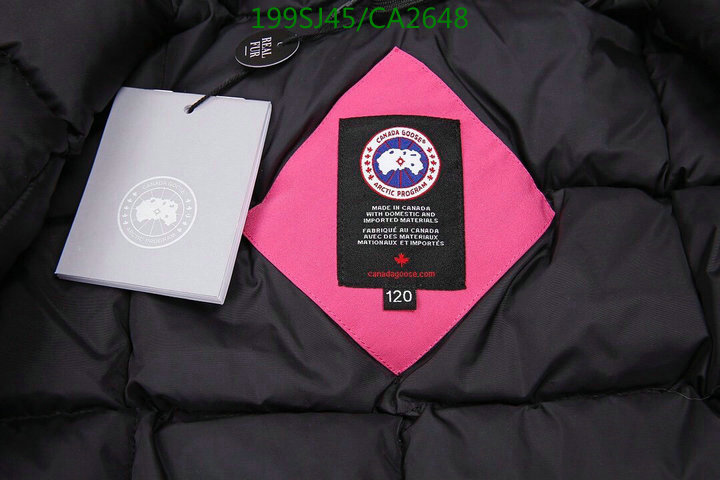 Kids clothing-Canada Goose Code: CA2648 $: 199USD