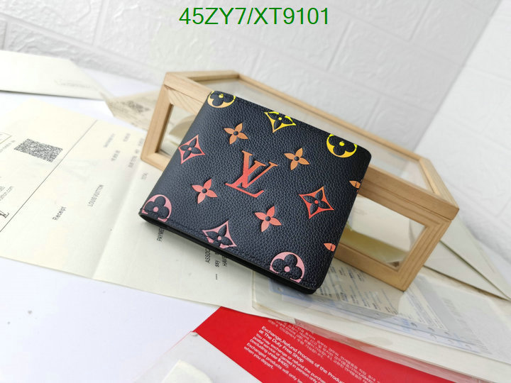 LV Bag-(4A)-Wallet- Code: XT9101 $: 45USD