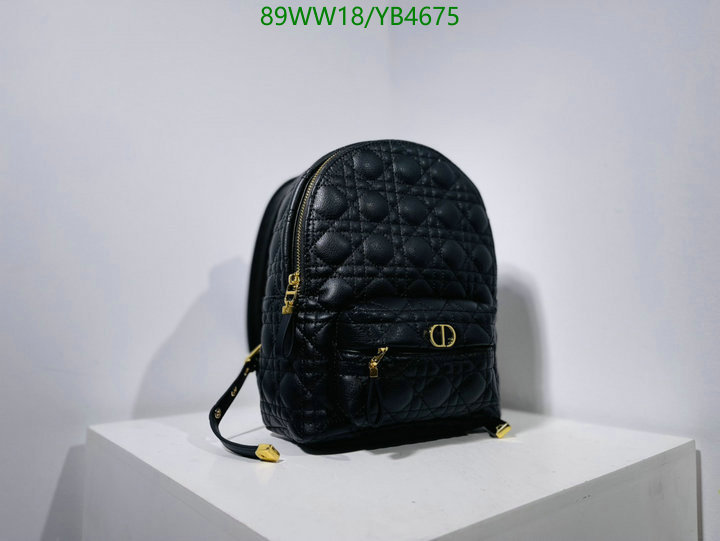 Dior Bags-(4A)-Backpack- Code: YB4675 $: 89USD