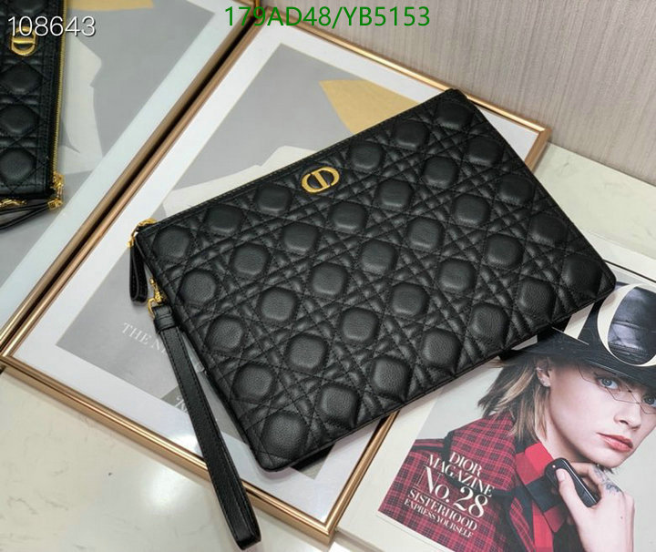 Dior Bags-(Mirror)-Clutch- Code: YB5153 $: 179USD