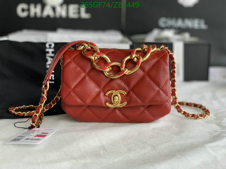 Chanel Bag-(Mirror)-Diagonal- Code: ZB2449 $: 265USD