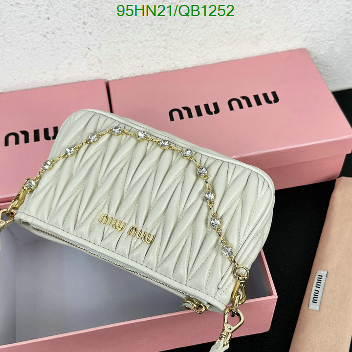 Miu Miu Bag-(4A)-Diagonal- Code: QB1252 $: 95USD