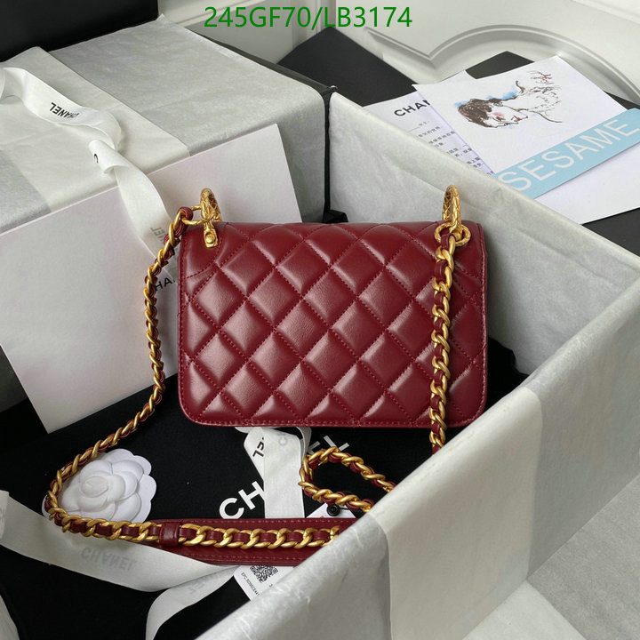 Chanel Bag-(Mirror)-Diagonal- Code: LB3174 $: 245USD
