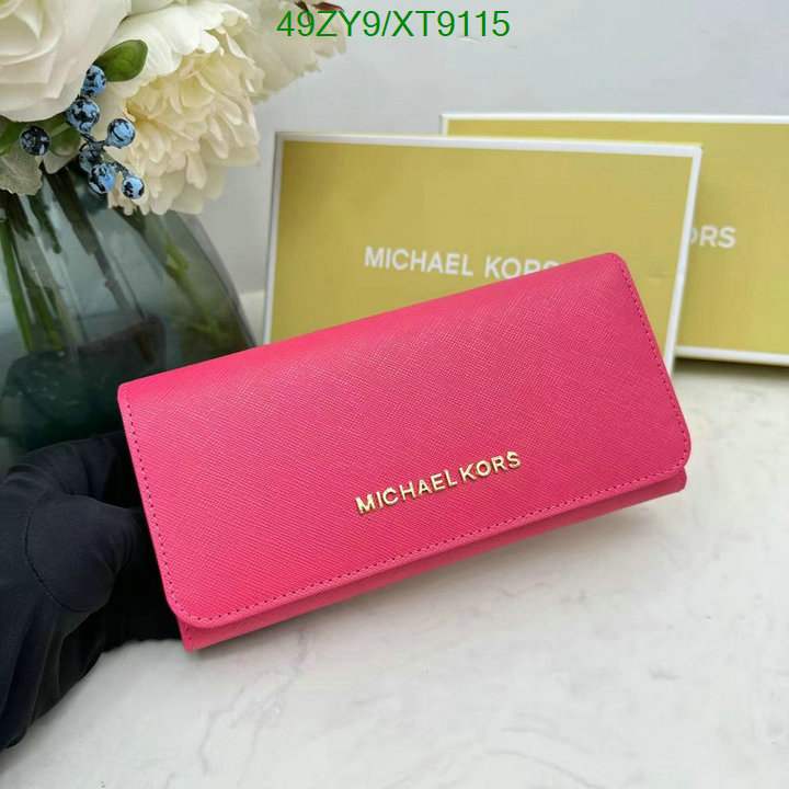 Michael Kors Bag-(4A)-Wallet- Code: XT9115 $: 49USD