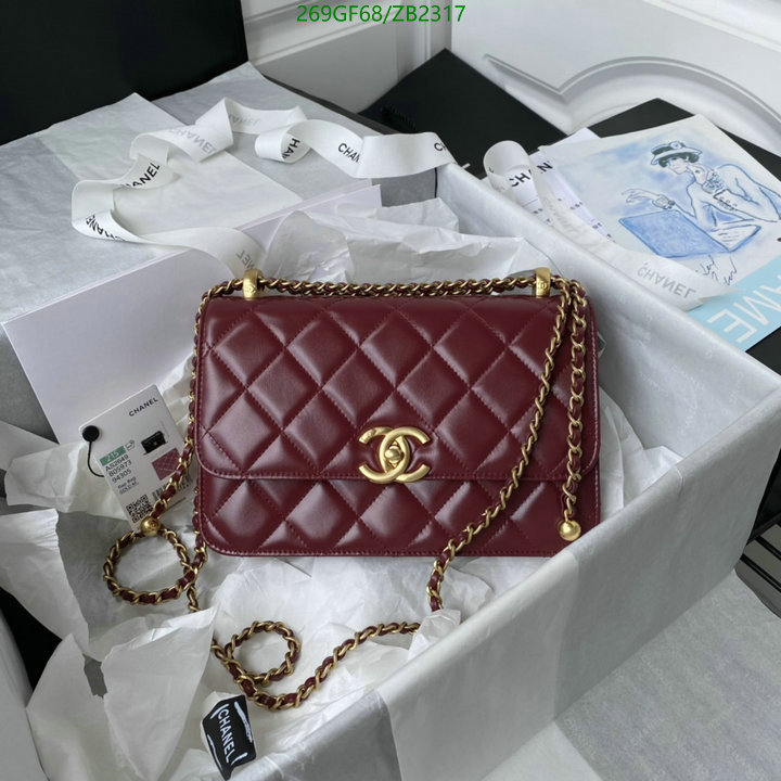 Chanel Bag-(Mirror)-Diagonal- Code: ZB2317 $: 269USD