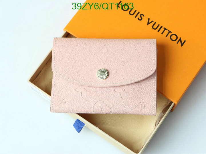 LV Bag-(4A)-Wallet- Code: QT1163 $: 39USD