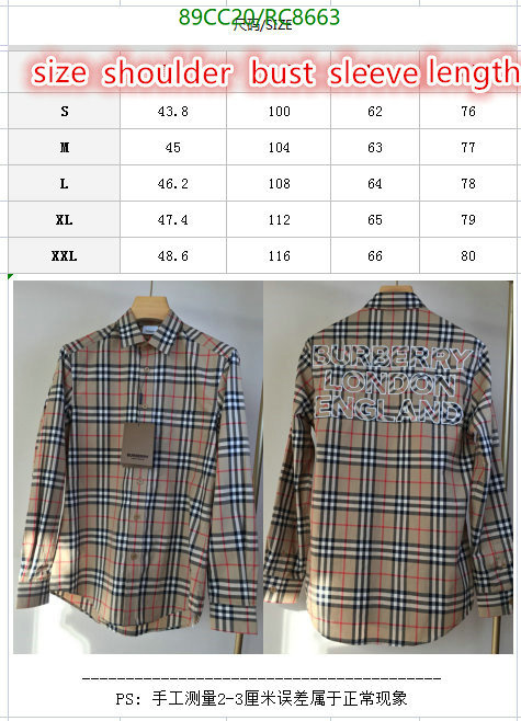 Clothing-Burberry Code: RC8663 $: 89USD