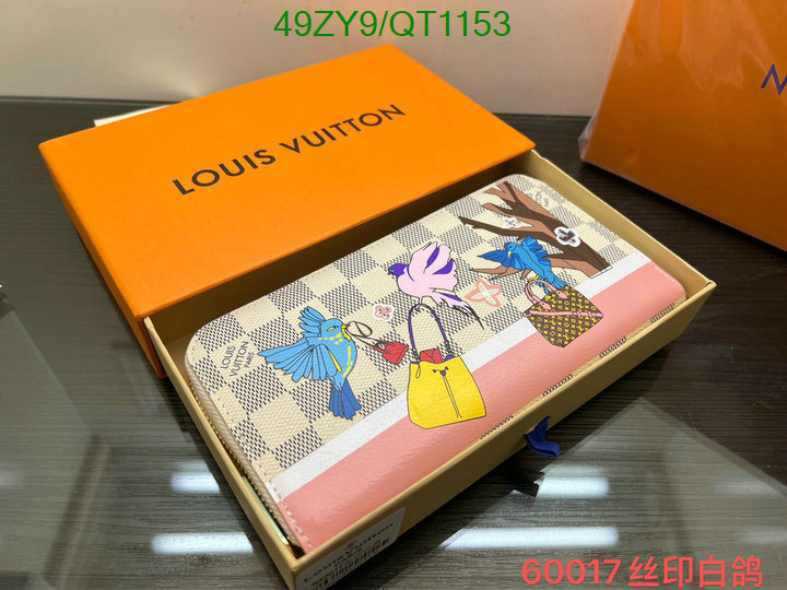 LV Bag-(4A)-Wallet- Code: QT1153 $: 49USD