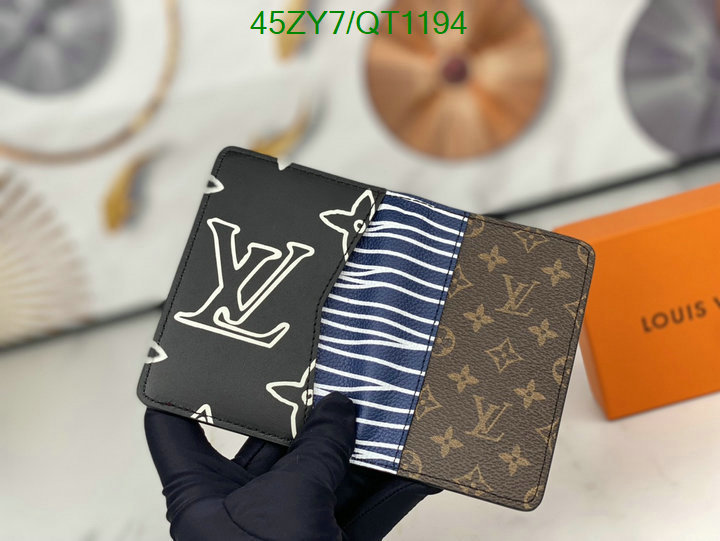 LV Bag-(4A)-Wallet- Code: QT1194 $: 45USD