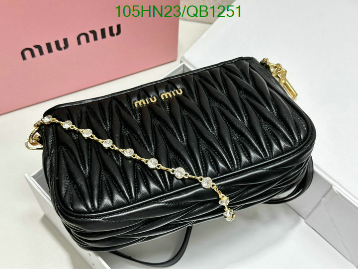 Miu Miu Bag-(4A)-Diagonal- Code: QB1251 $: 105USD