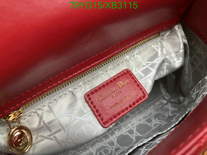 Dior Bags-(4A)-Lady- Code: XB3115 $: 79USD