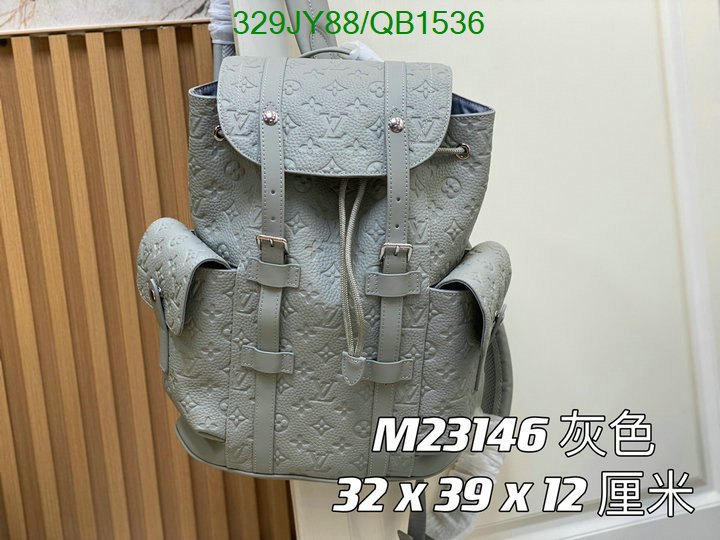 LV Bag-(Mirror)-Backpack- Code: QB1536 $: 329USD