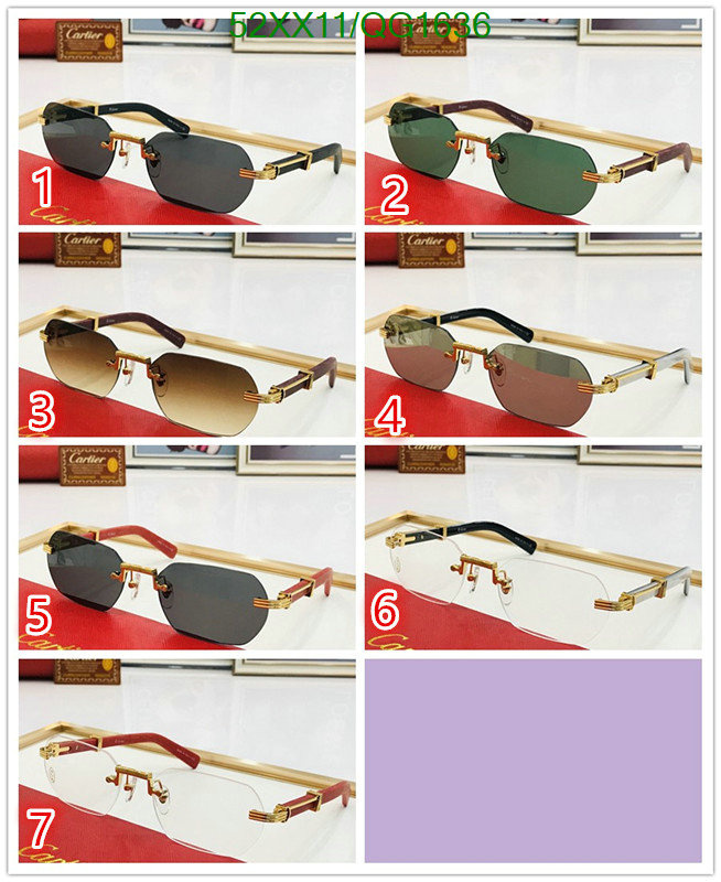 Glasses-Cartier Code: QG1636 $: 52USD