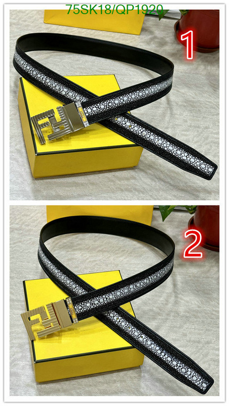 Belts-Fendi Code: QP1920 $: 75USD