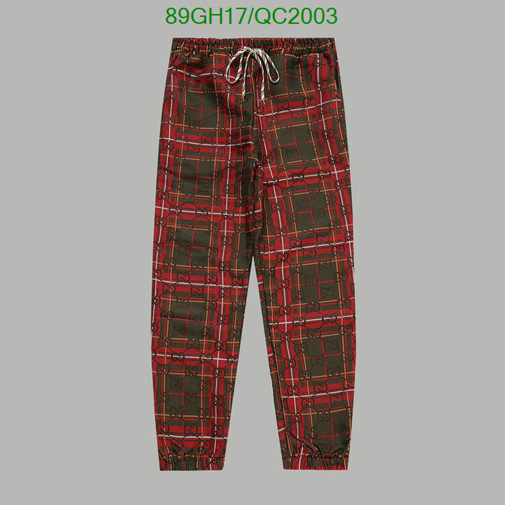 Clothing-Gucci Code: QC2003 $: 89USD