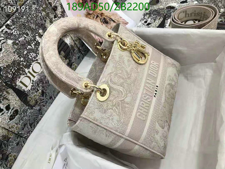 Dior Bags-(Mirror)-Lady- Code: ZB2200 $: 189USD